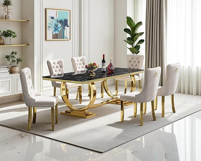 🪑 Stylish Upholstered Dining Chair – Modern Comfort for Kitchen & Dining 🍽️